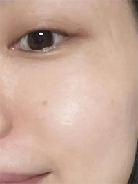 我的皮肤真的很细腻 就像鸡蛋清一样的感觉