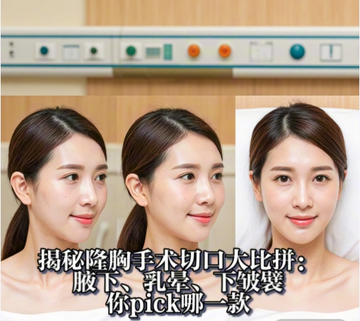 揭秘隆胸手术切口大比拼：腋下、乳晕、下皱襞，你pick哪一款？