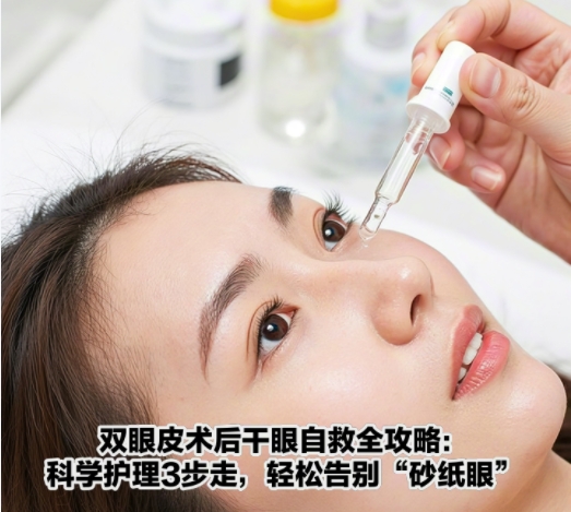 双眼皮术后干眼自救全攻略：科学护理3步走，轻松告别“砂纸眼”！